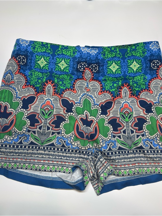 Flying Tomato Pants - Flying Tomato Boho Mulitcolored Printed High Waist Shorts